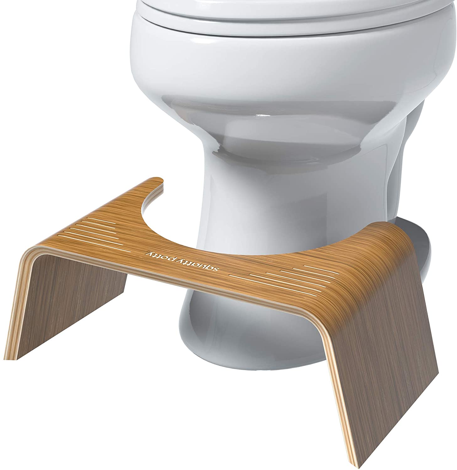 Squatty Potty Toilet Stool (Slim Teak Finish)