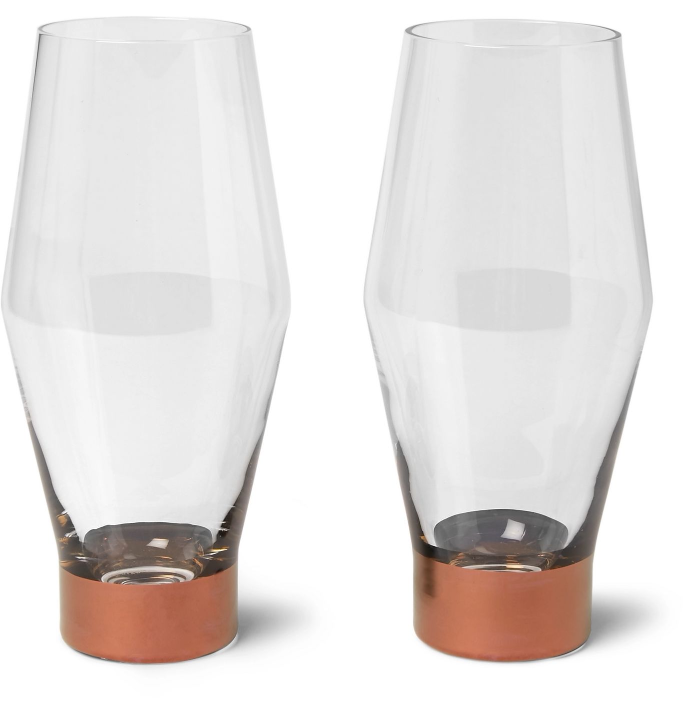 Tom Dixon Tank Set of Two Painted Beer Glasses
